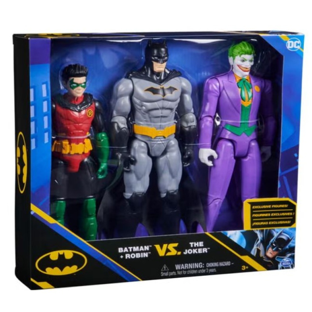 DC Batman 12-Inch Action Figure 3-Pack