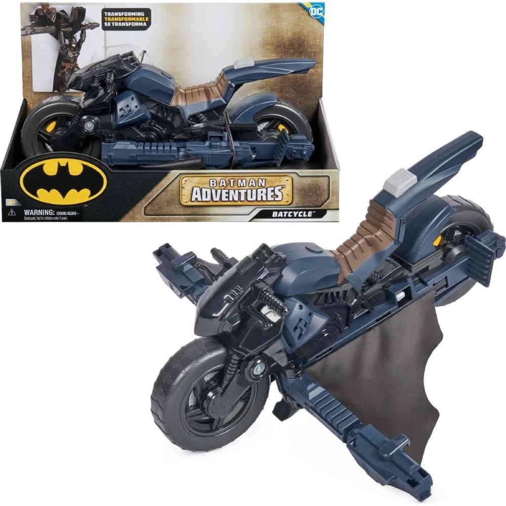 DC Batman Adv Batcycle & Accessories (12
