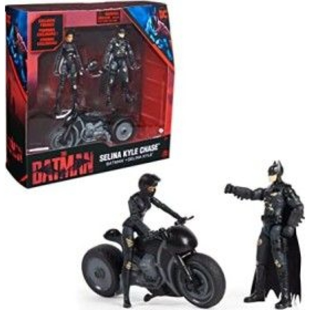 DC Batman Movie Selina Kyle Bike w/2 (4″ Fig)