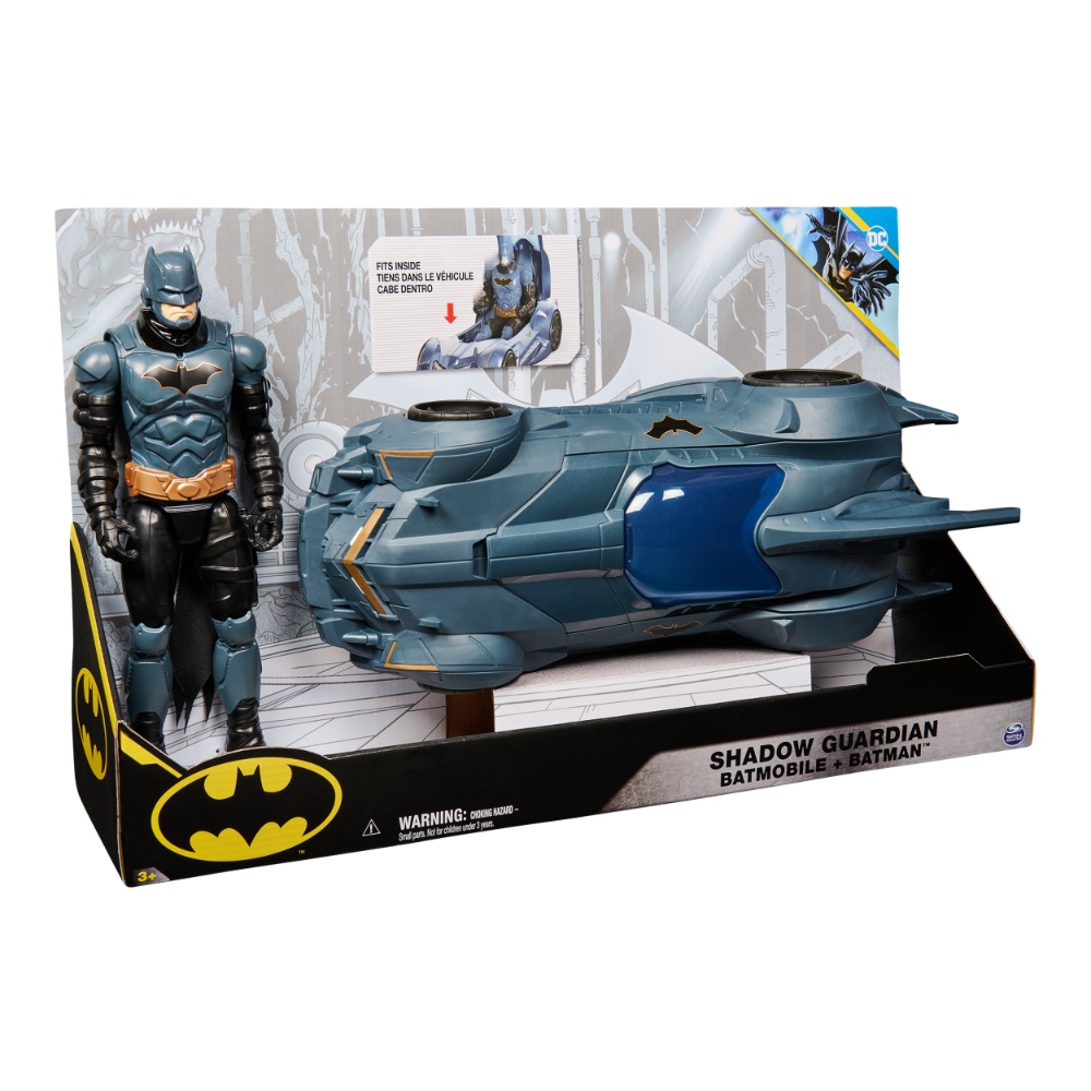 DC Batman Shadow Guardian Batmobile 12 Inch Figure Set