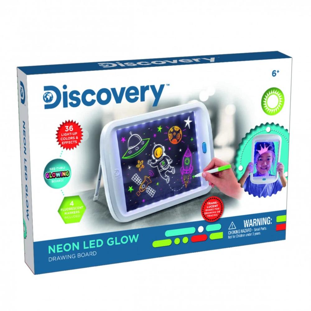 Discovery Kids Neon Led Drawing Board
