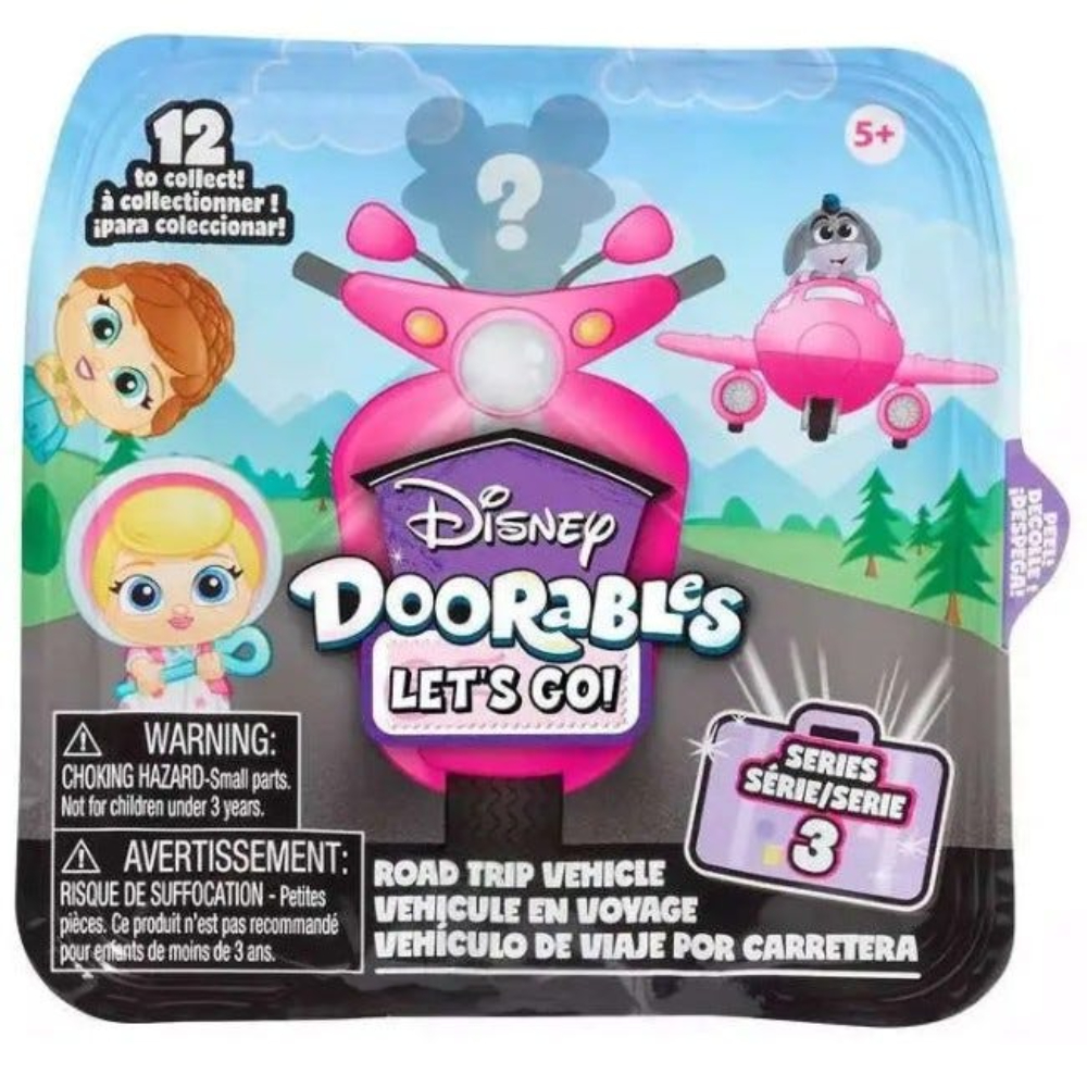 DISNEY DOORABLES S3 LETS GO VEHICLES COLLECTABLE FIGURE