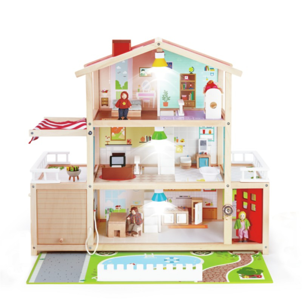 HAPE DOLL FAMILY MANSION