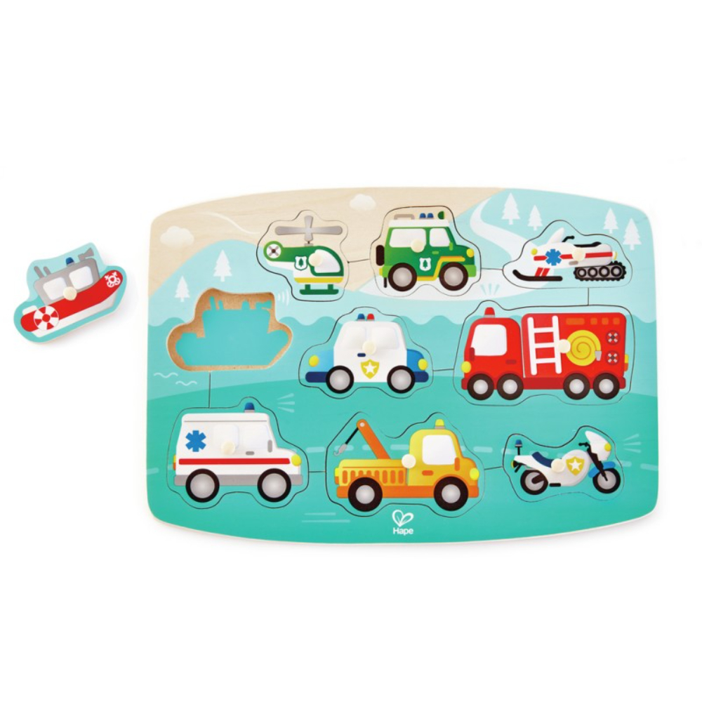 HAPE EMERGENCY PEG PUZZLE