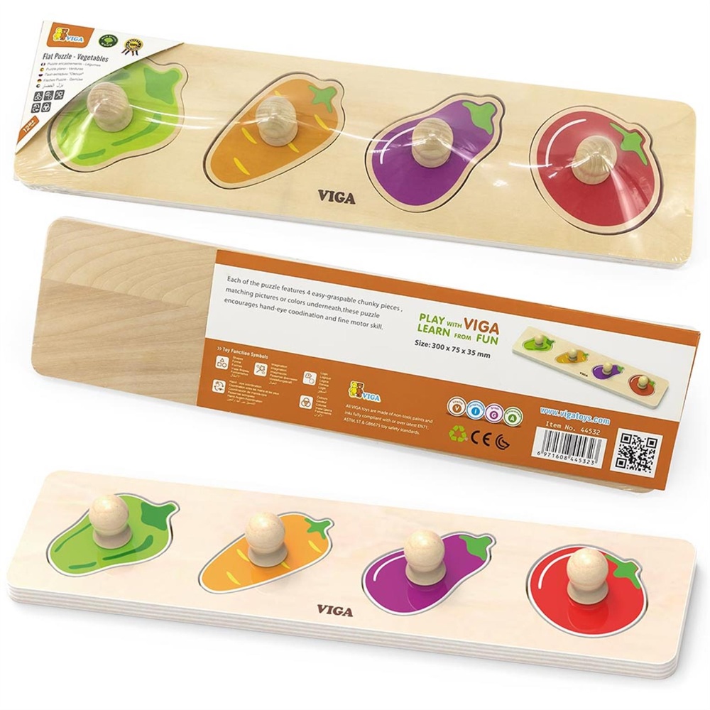 Flat Puzzle Vegetables