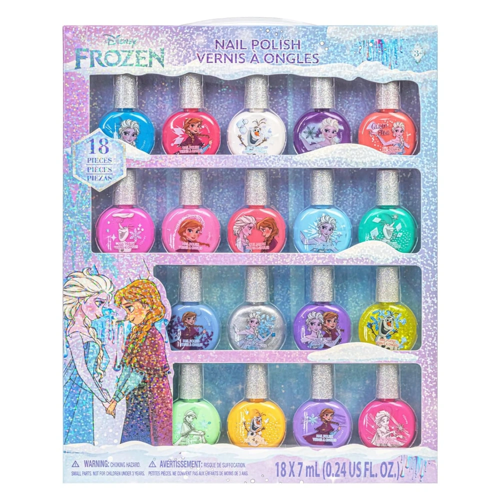 Frozen Townley Girl Frozen Non Toxic 18 Piece Peel Off Nail Polish Set