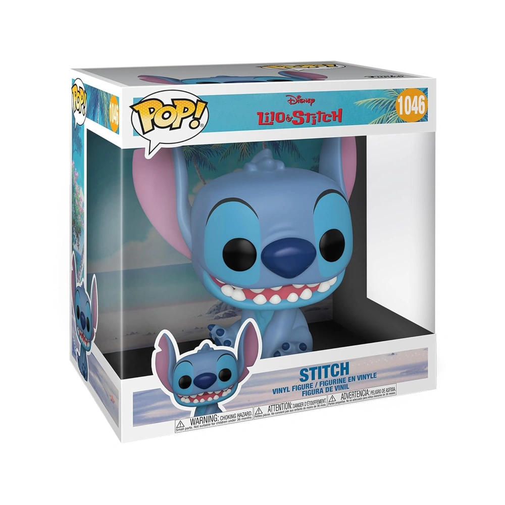 FUNKO POP! JUMBO: Lilo & Stitch – Stitch 10″