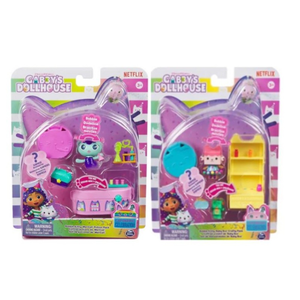 Gabby’s Dollhouse Fig Bobble Kitty Furniture Pack Asst