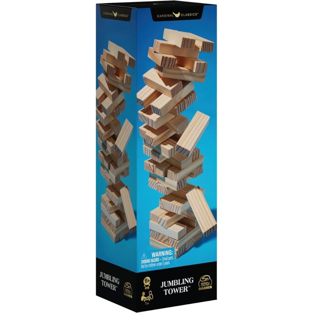 Game Jumbling Towers Wood in Shoe Box