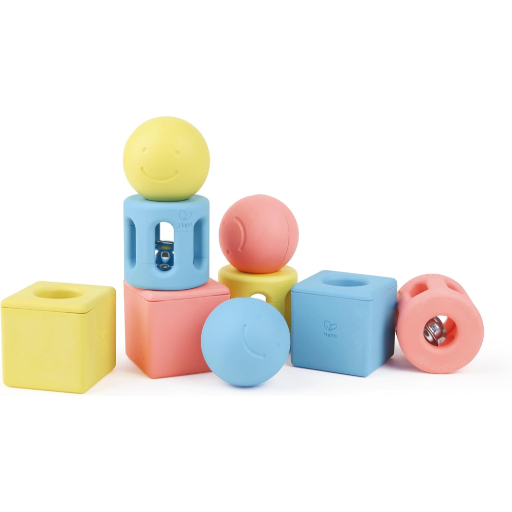HAPE GEOMETRIC RATTLE TRIO