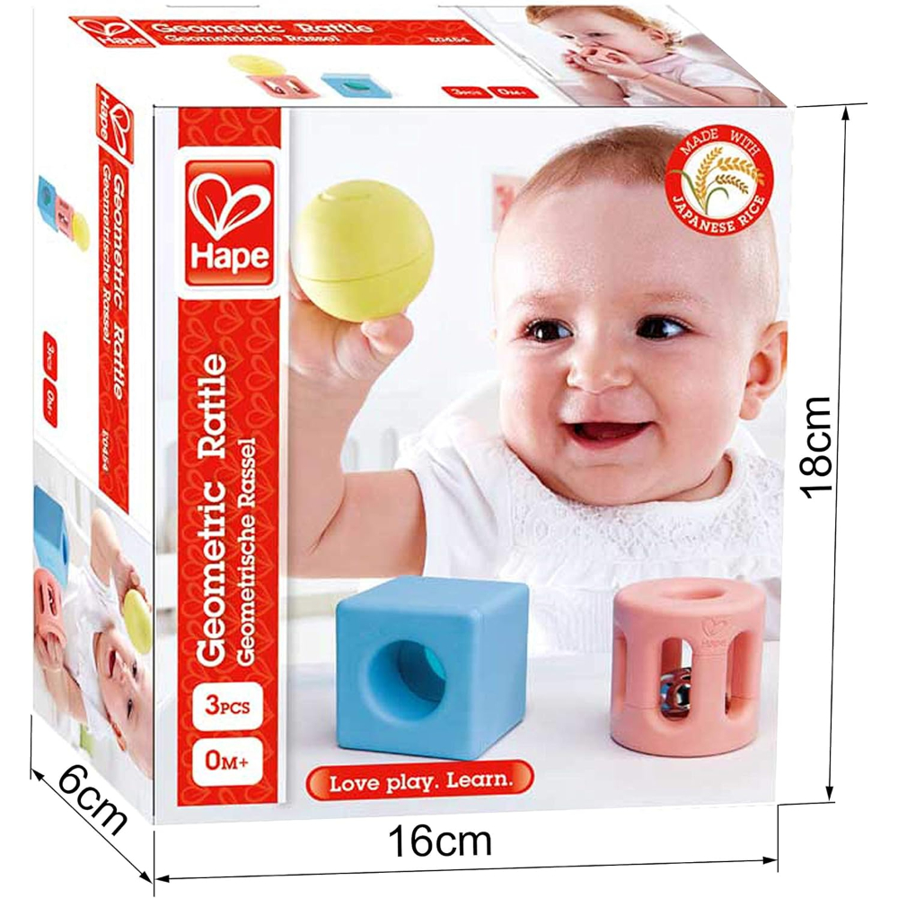 HAPE GEOMETRIC RATTLE