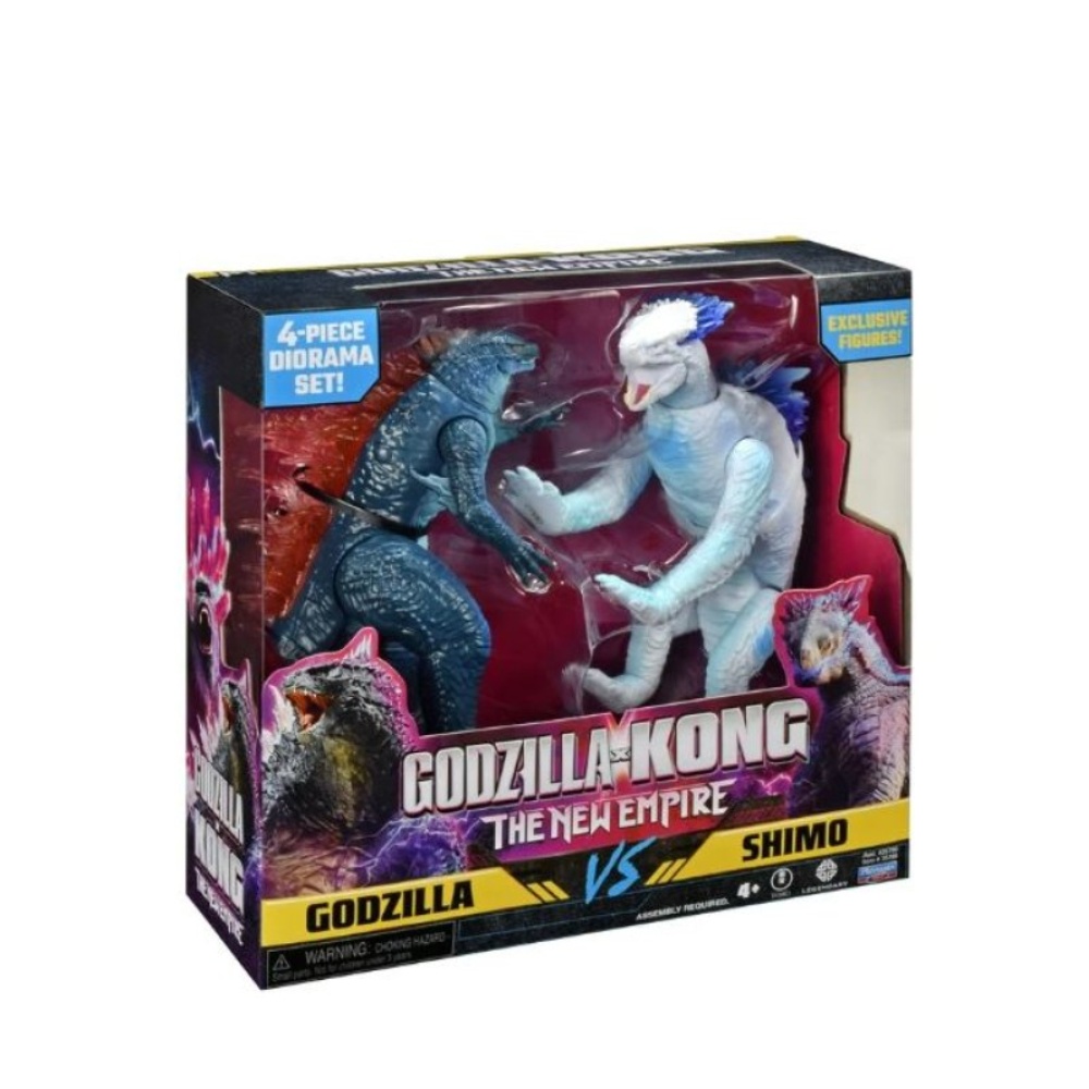 Godzilla x Kong Basic Fig. 6″ 2-Pack Ass