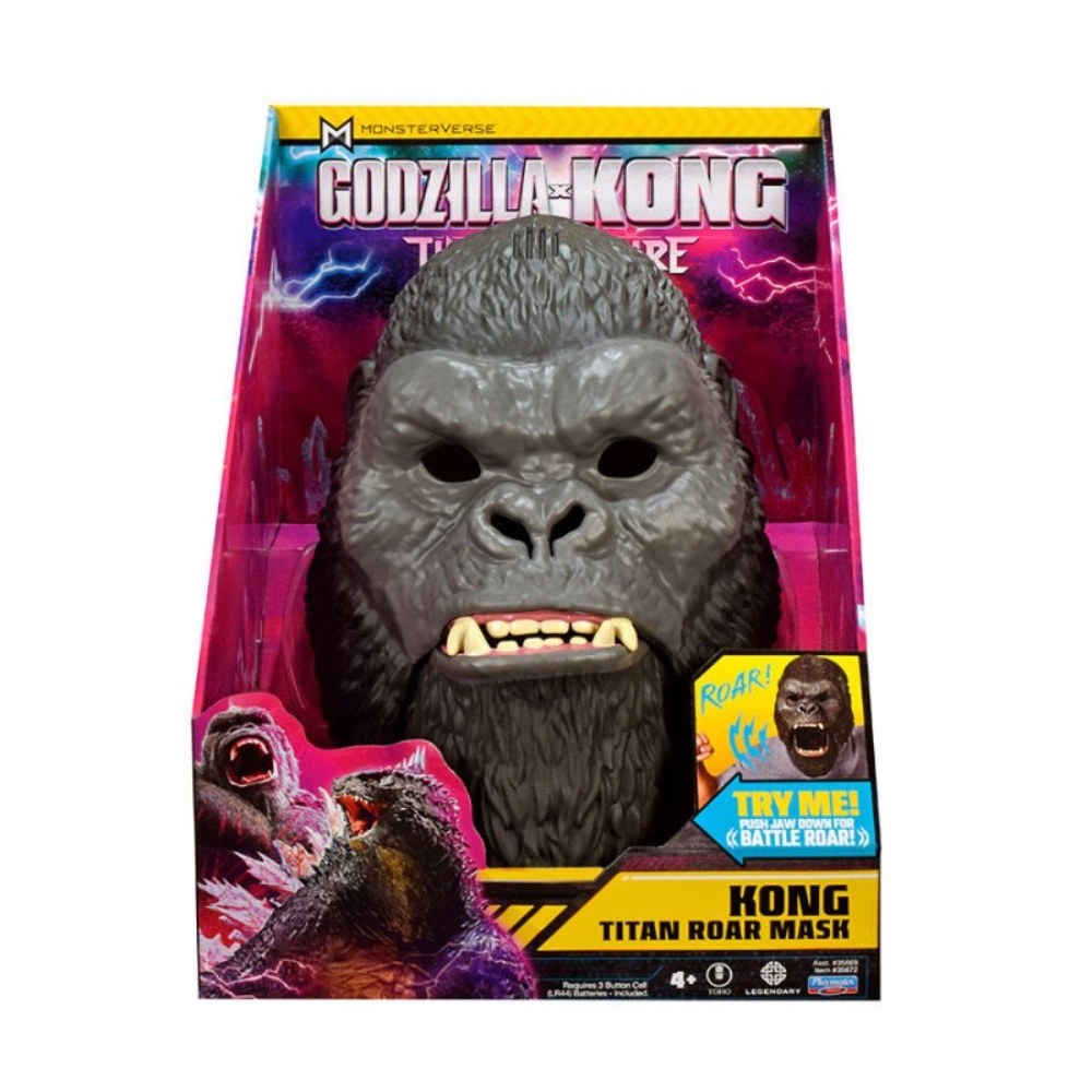 Godzilla x Kong Kong Mask Roleplay with Sound