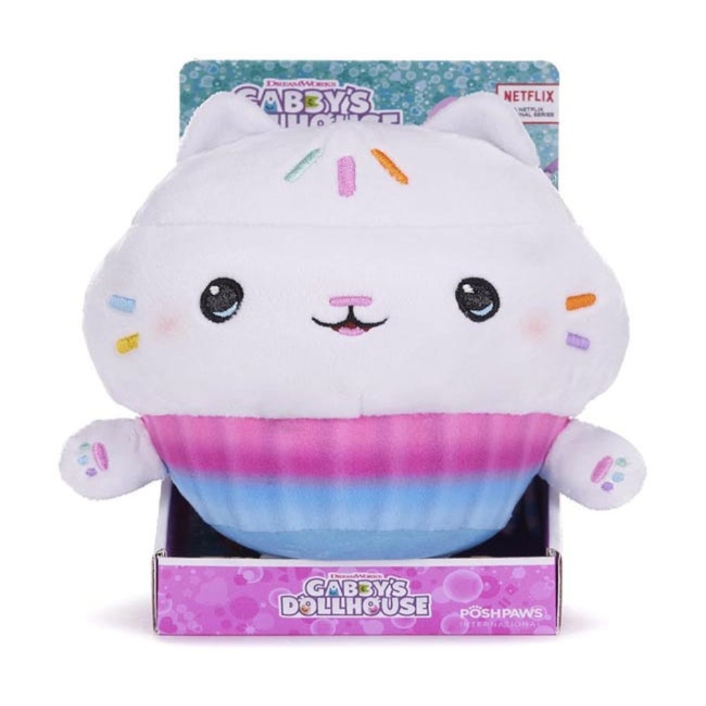GUND Gabby?s Dollhouse 10-Inch Cakey Cat Plush