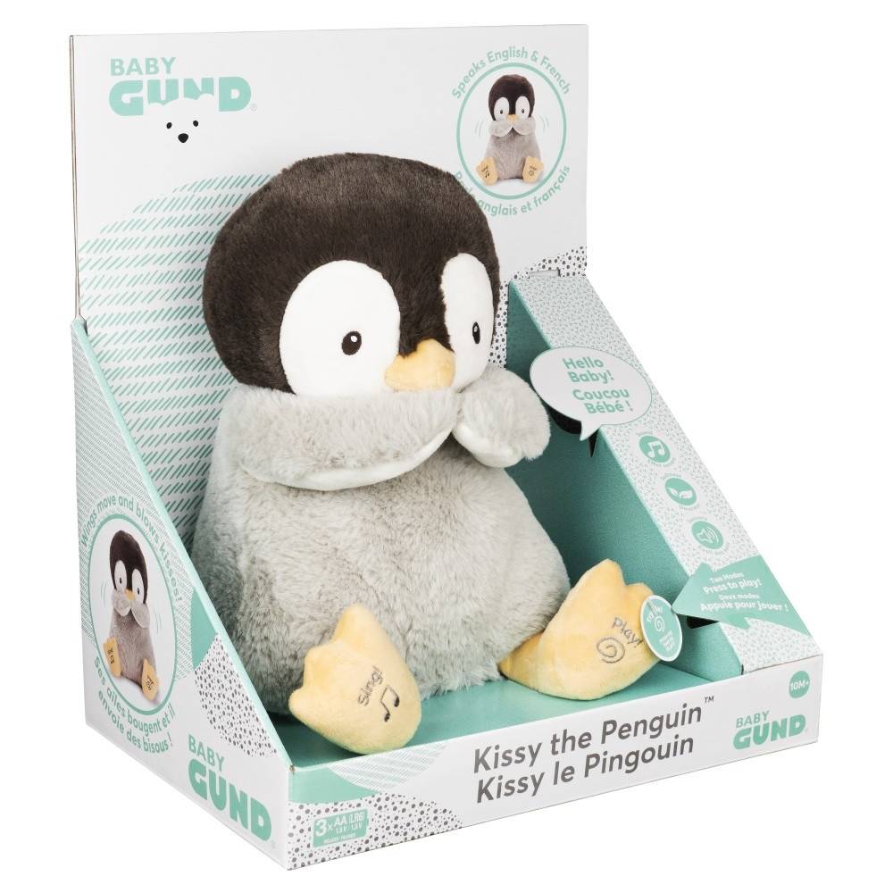 Gund Interactive Kissy The Penguin