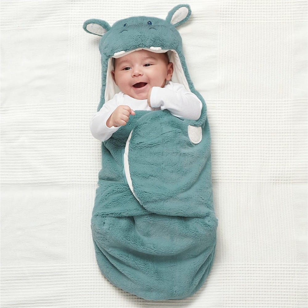 GUND Oh So Snuggly Blanket Wrap Hippo