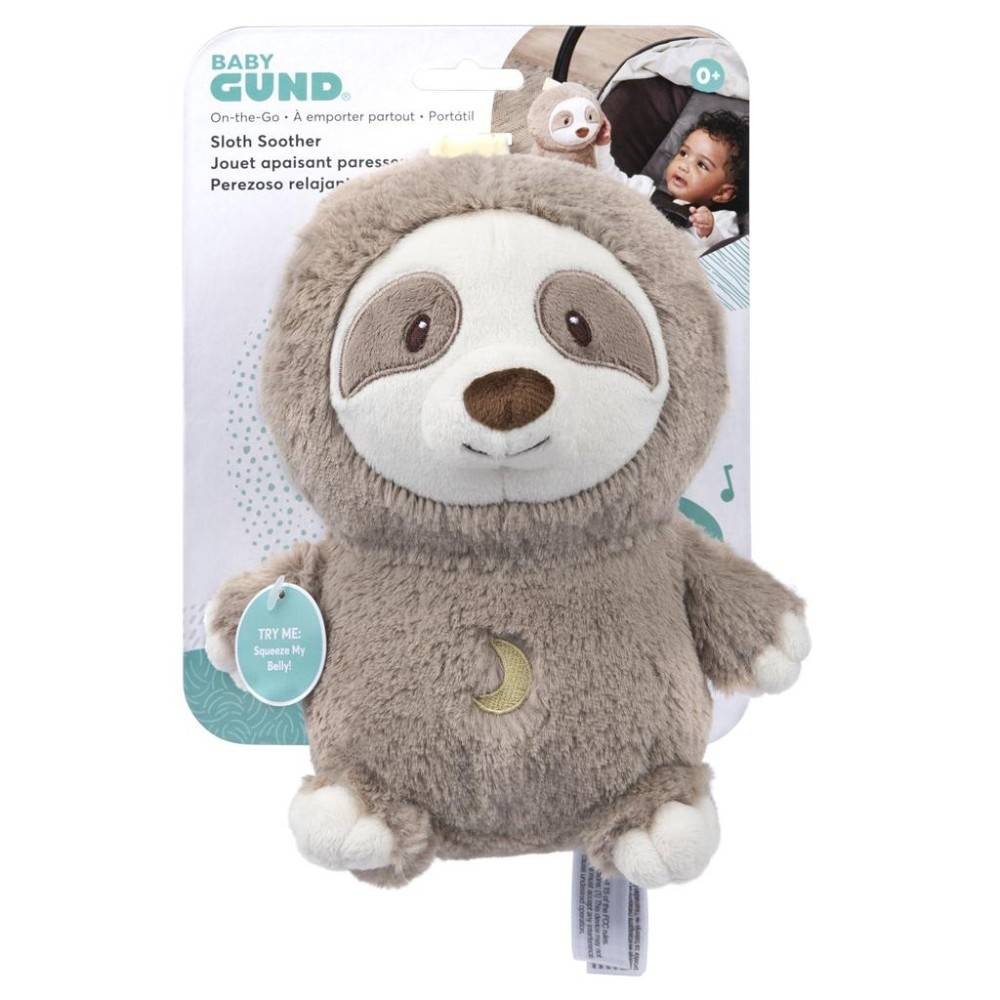 GUND Sloth On-the-Go Soother Plush