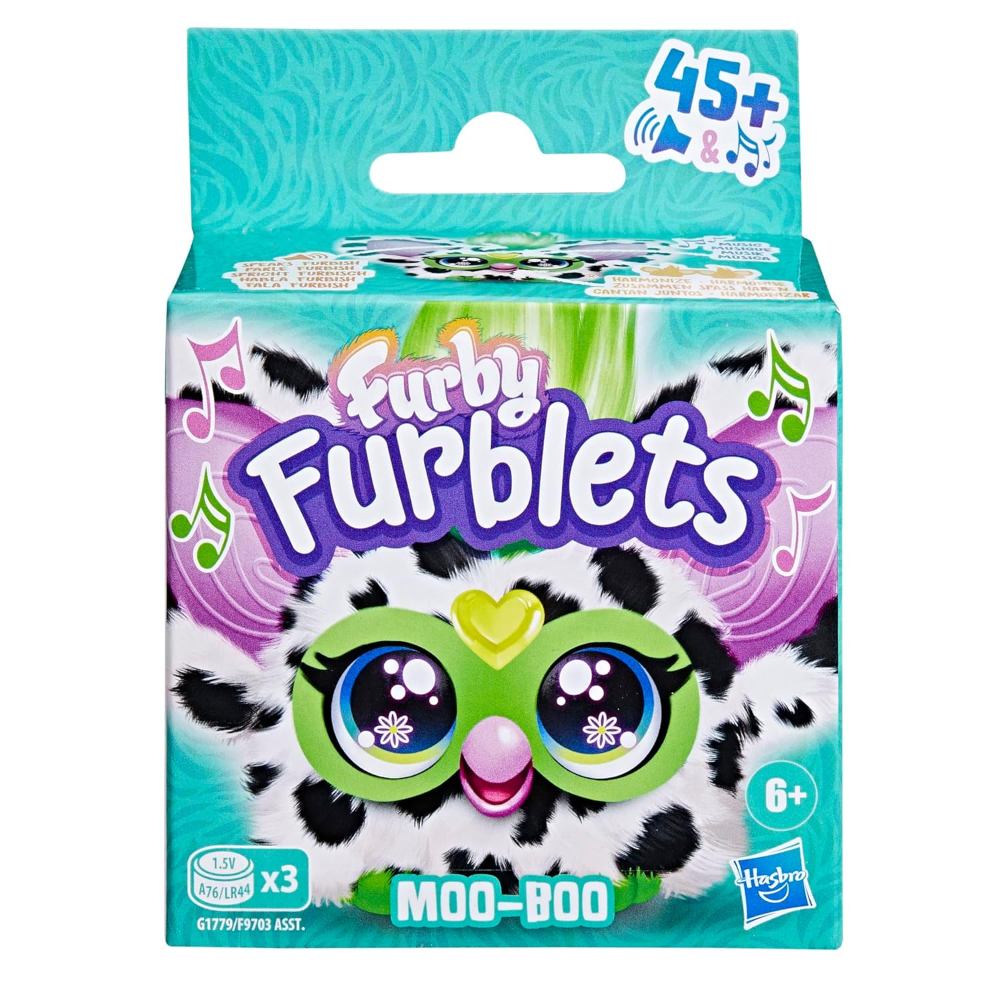 Hasbro Furby Furblets Moo Boo Cow Mini Plush Toy