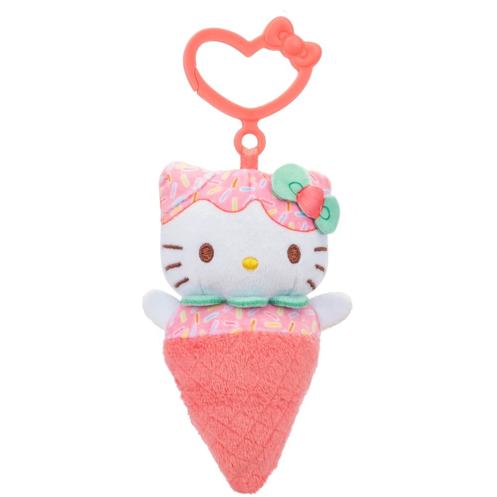 Hello Kitty and Friends 4-Pack Ice Cream Clip-On Plush