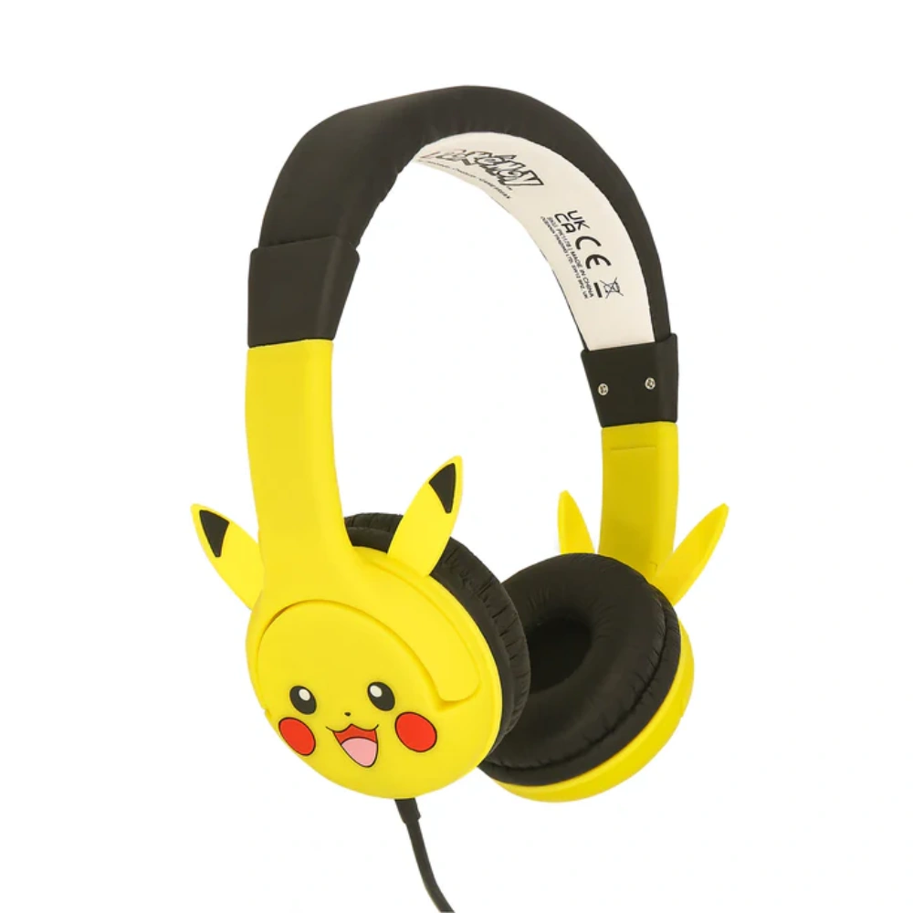Kids Wired Headphones with ears Pokemon Pikachu