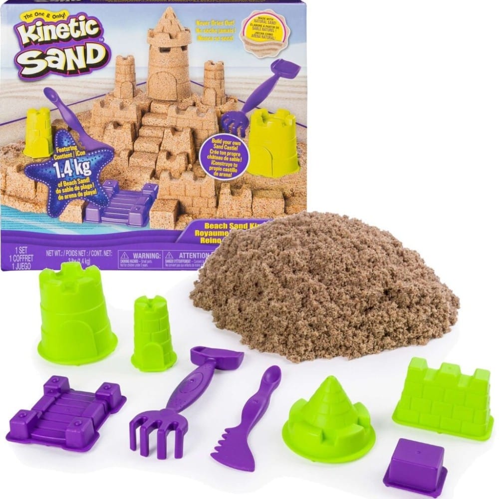 Kinetic Sand Beach Sand Kingdom (3lbs)