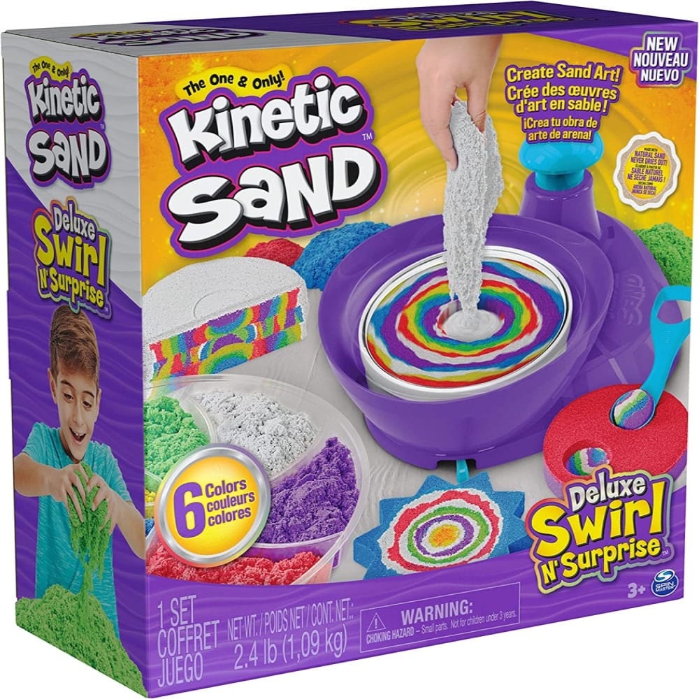 Kinetic Sand Swirl n Surprise Playset