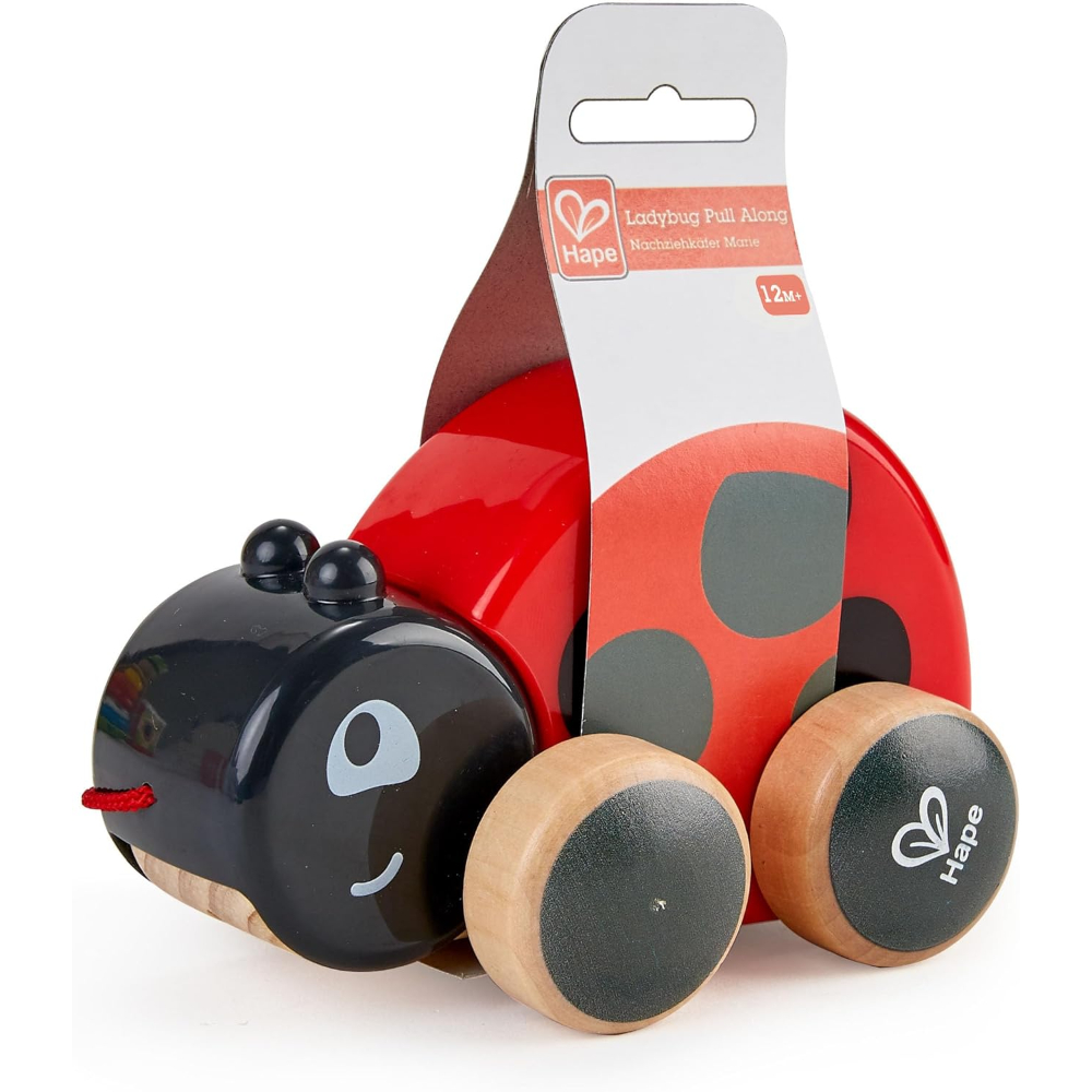 HAPE LADYBUG PULL ALONG