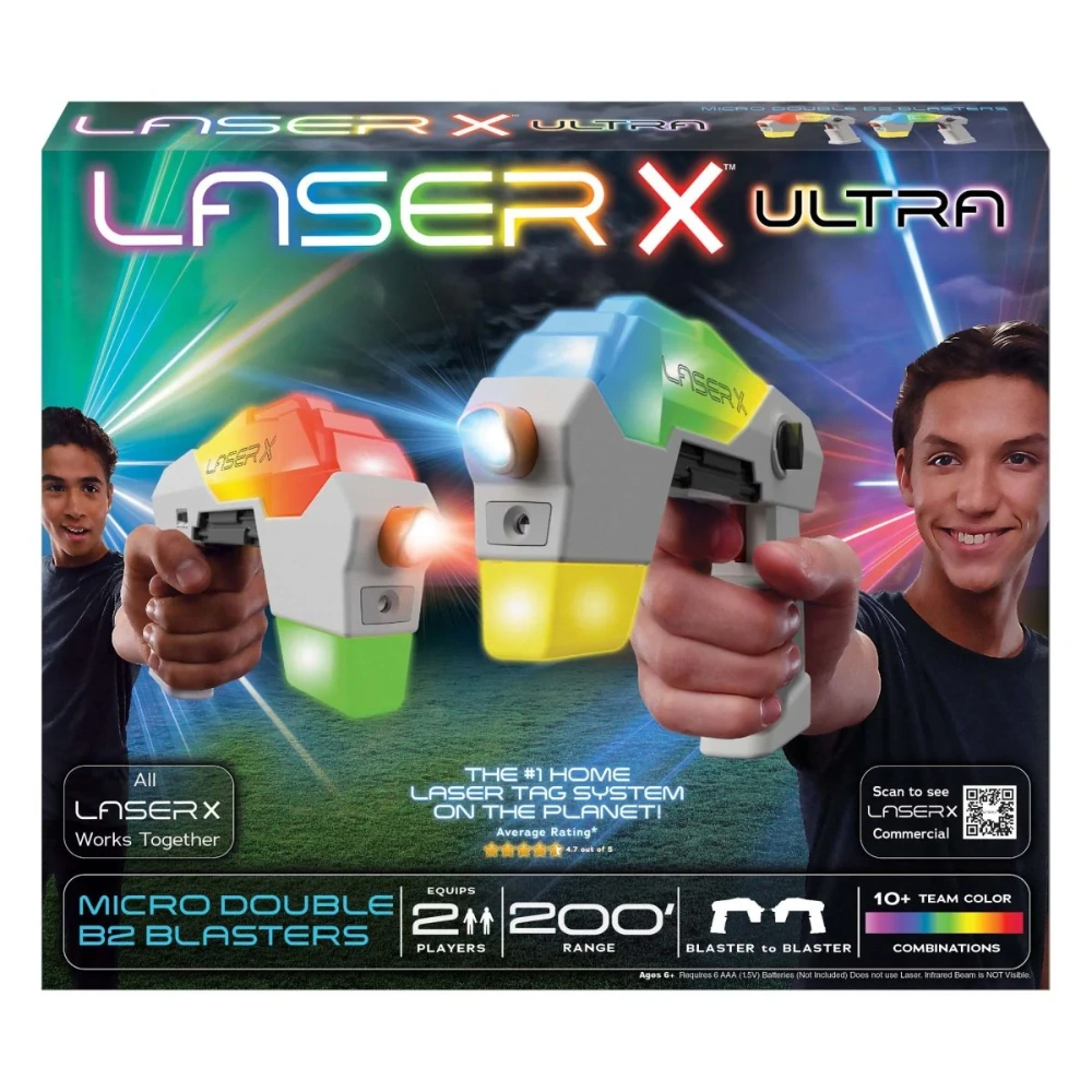 Laser X Revolution Ultra Micro Double B2 Blasters, 1 Count