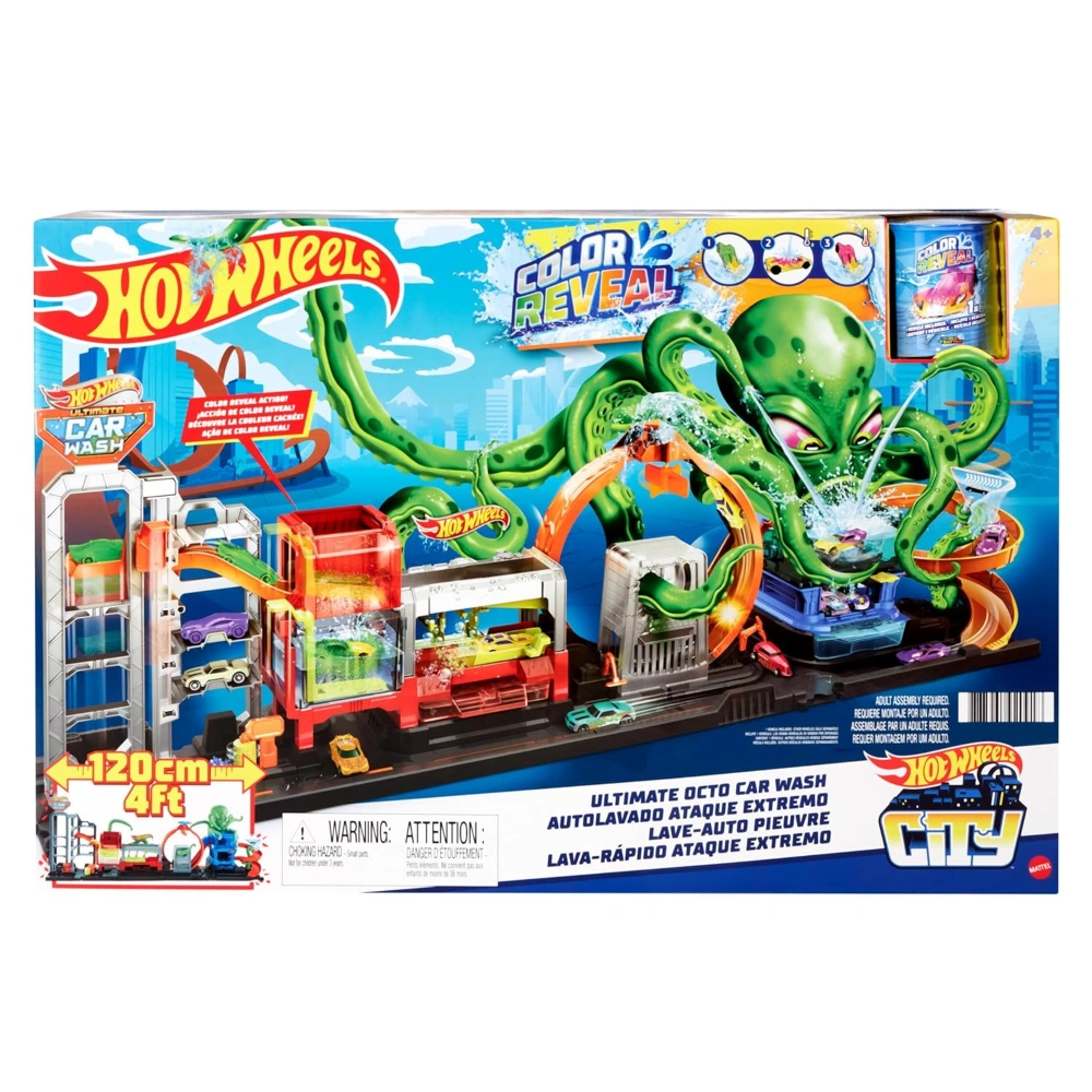 Mattel – Hot Wheels City Ultimate Octo Car Wash Playset