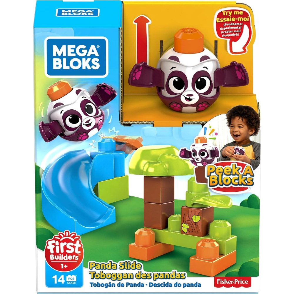 MEGA BLOKS First Builders Peek-A-Blocks Slide