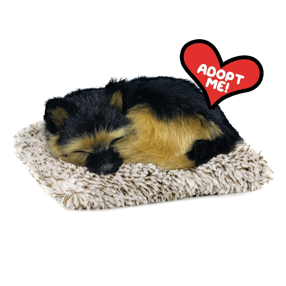 Mini Baby German Shepherd, Stuffed Animals for Girls and Boys, Dog Toys for Kids and Elderly, Battery-Operated Live Pet Toys, Companion Realistic Dog Calming Toys with Synthetic Fur