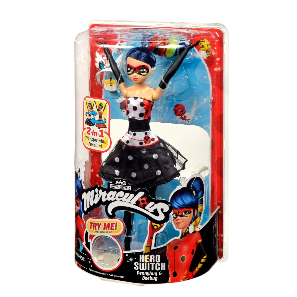 MLB Dlx Fashion Doll Hero Switch Pennybug & Beebug