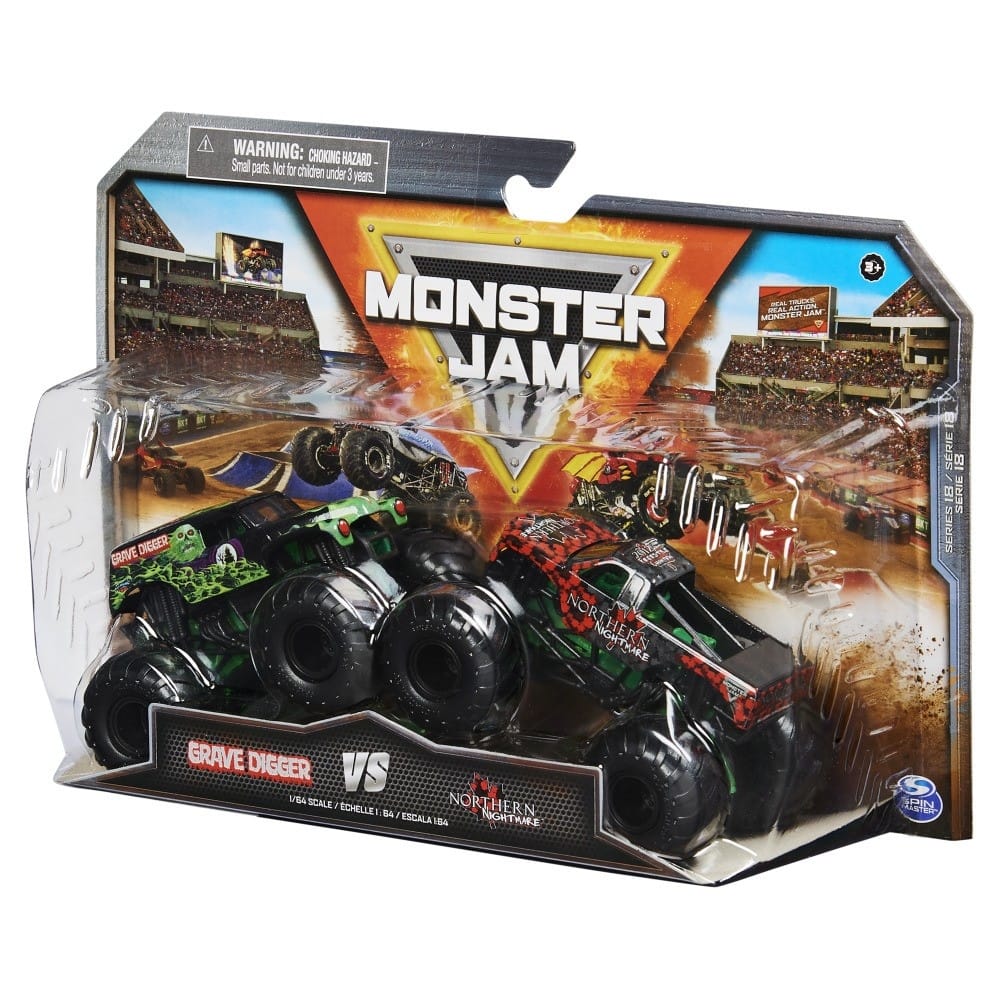 Monster Jam 1: 64 Vehicles 2-PK Asst