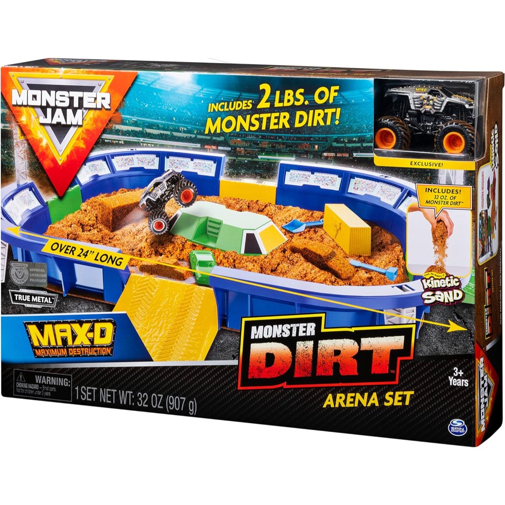 Monster Jam Kinetic Dirt Arena Playset