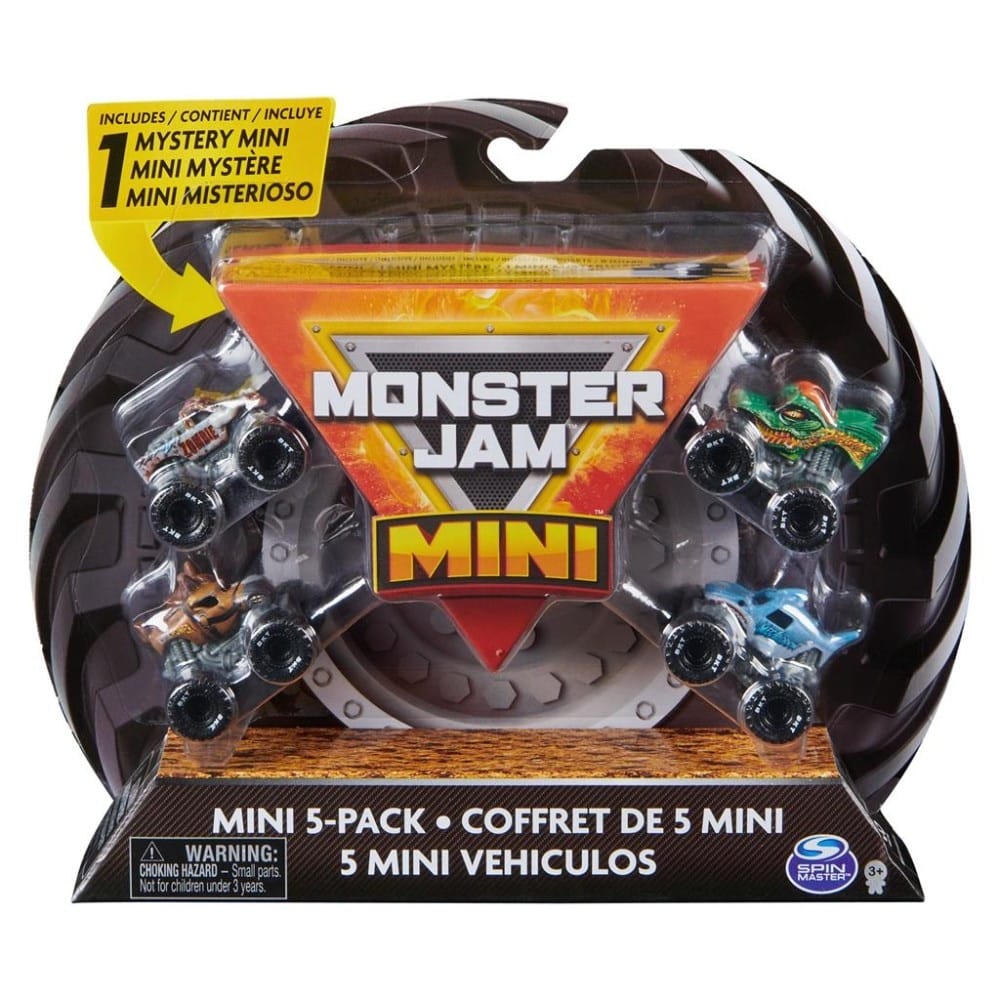 Monster Jam Mini Scale Vehicles 5-Pack