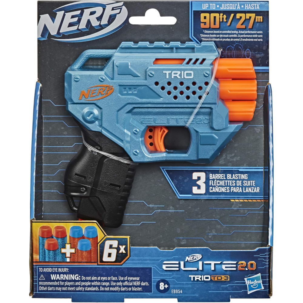 NERF ELITE 2. 0 TRIO TD 3
