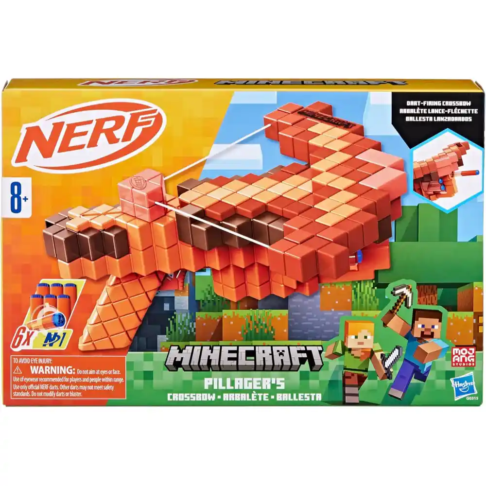 NERF MINECRAFT PILLAGERS CROSSBOW