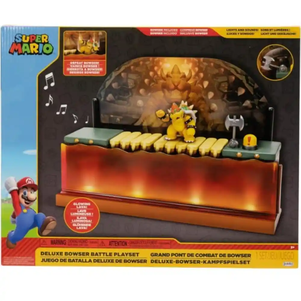 Nintendo 2. 5″ Bowser Battle Playset Deluxe