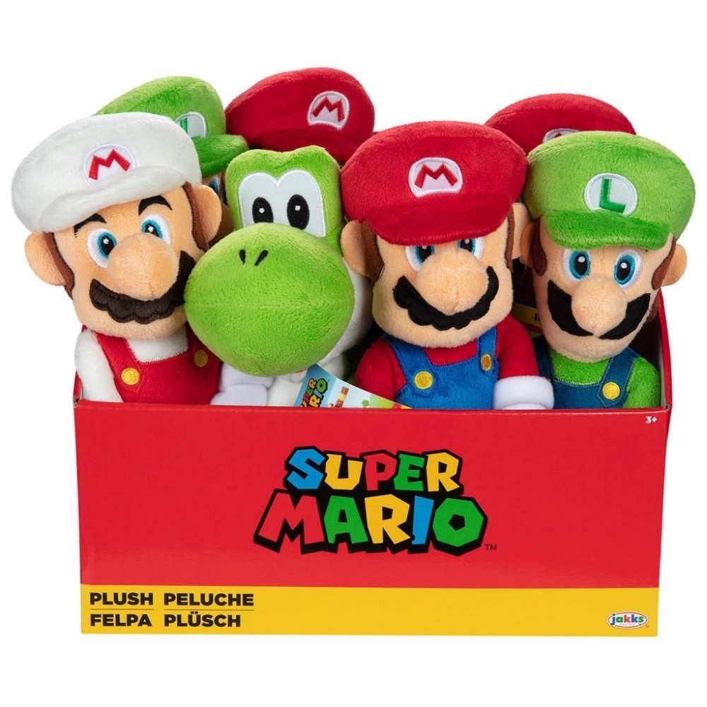 Nintendo Super Mario Plush 9″ Wave #1 As
