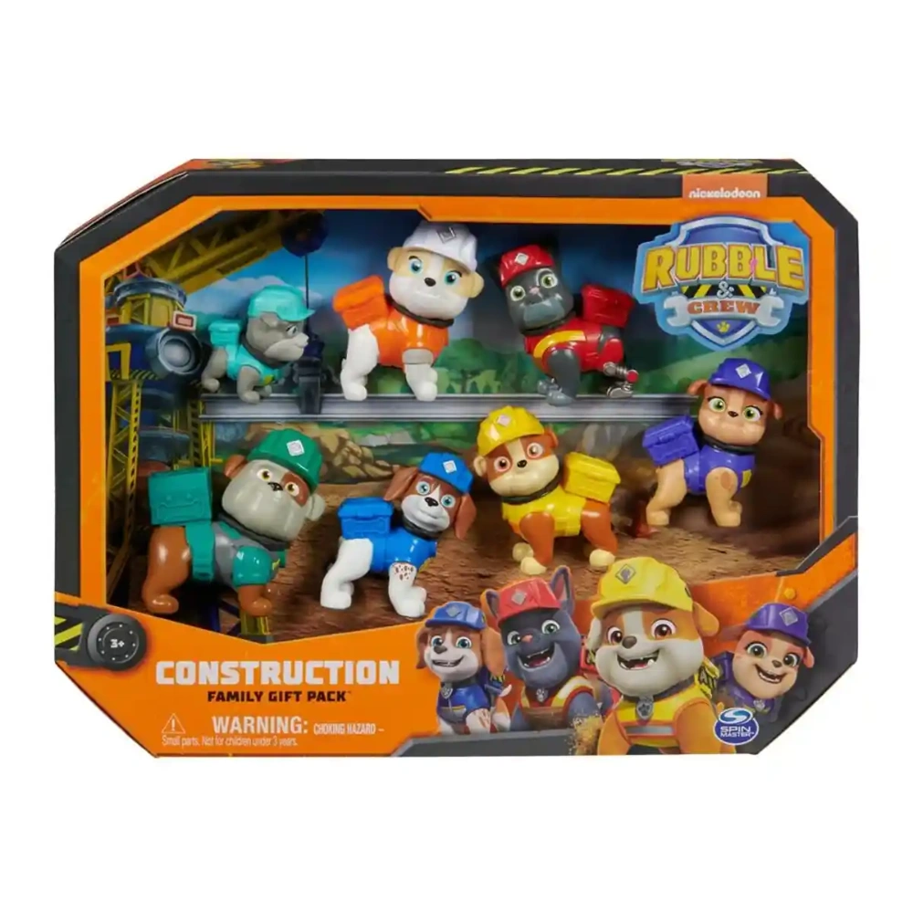 Paw Patrol Rubble & Crew Construction 7 Figure Pack