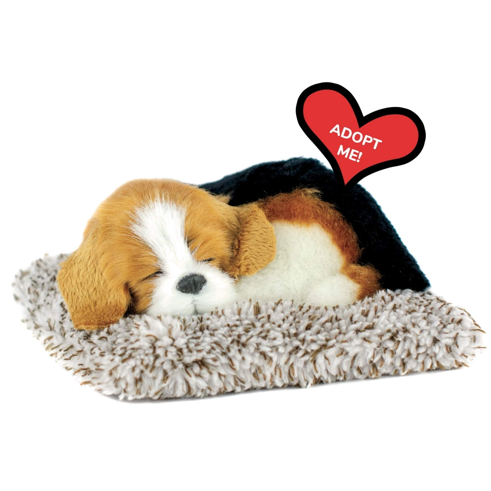 Perfect Petzzz – Mini Beagle, Stuffed Animals for Girls and Boys, Dog Toys for Kids and Elderly, Battery-Operated Live Pet Toys, Companion Realistic Dog