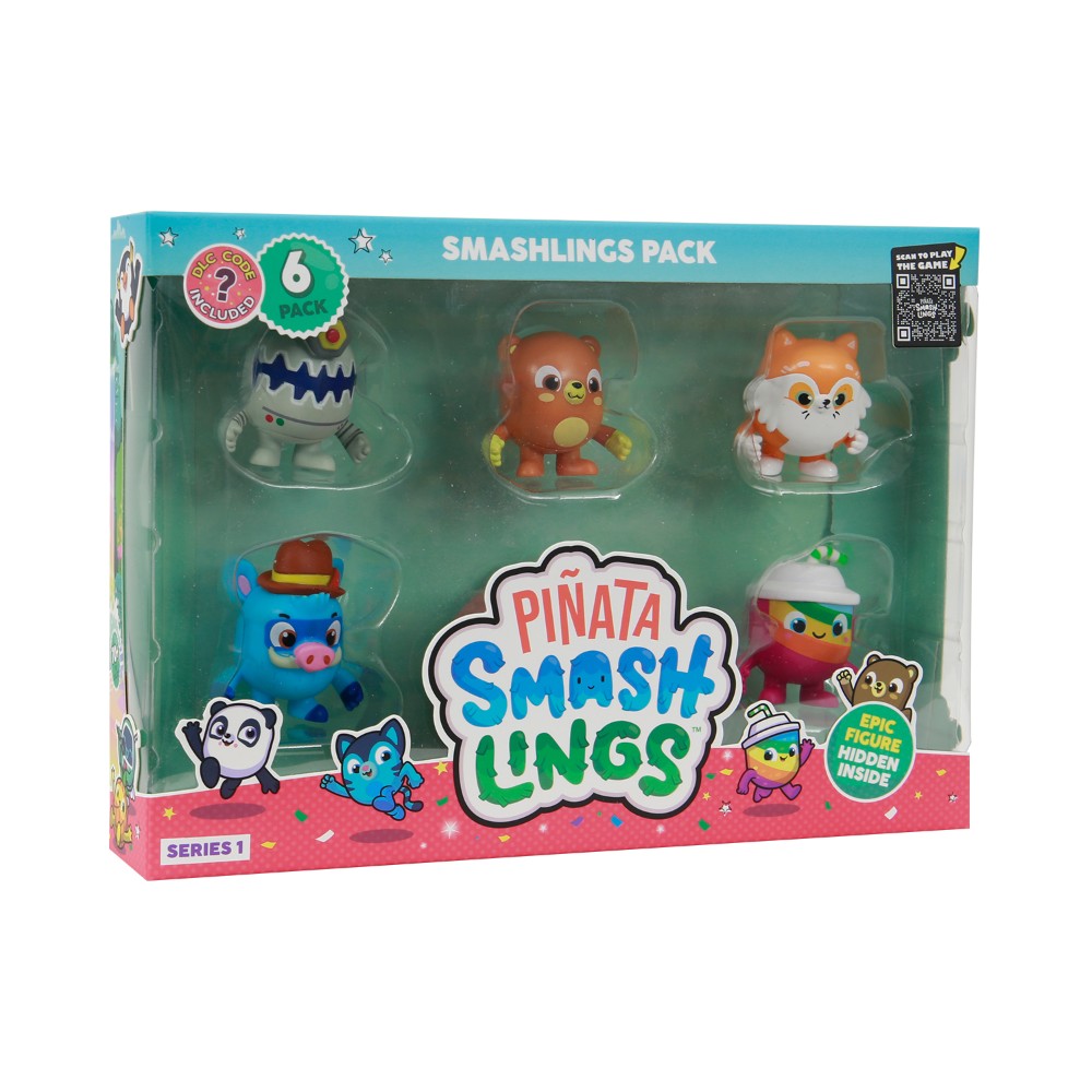 Pi?ata Smashlings Fig 3. 5cm 6-PK Deluxe Box