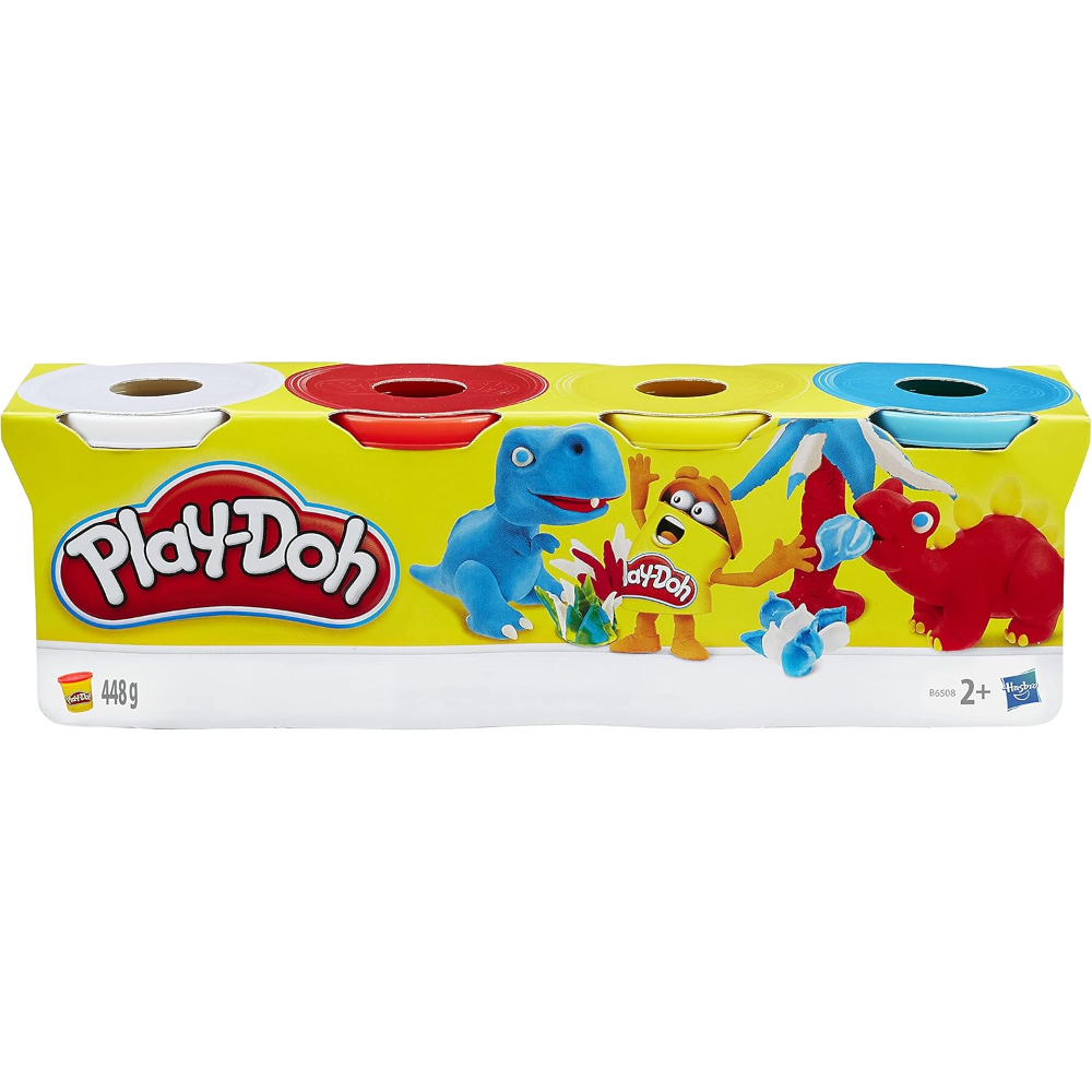 Play-Doh B6508 4 Pack Classic Colors, 16 oz, Small