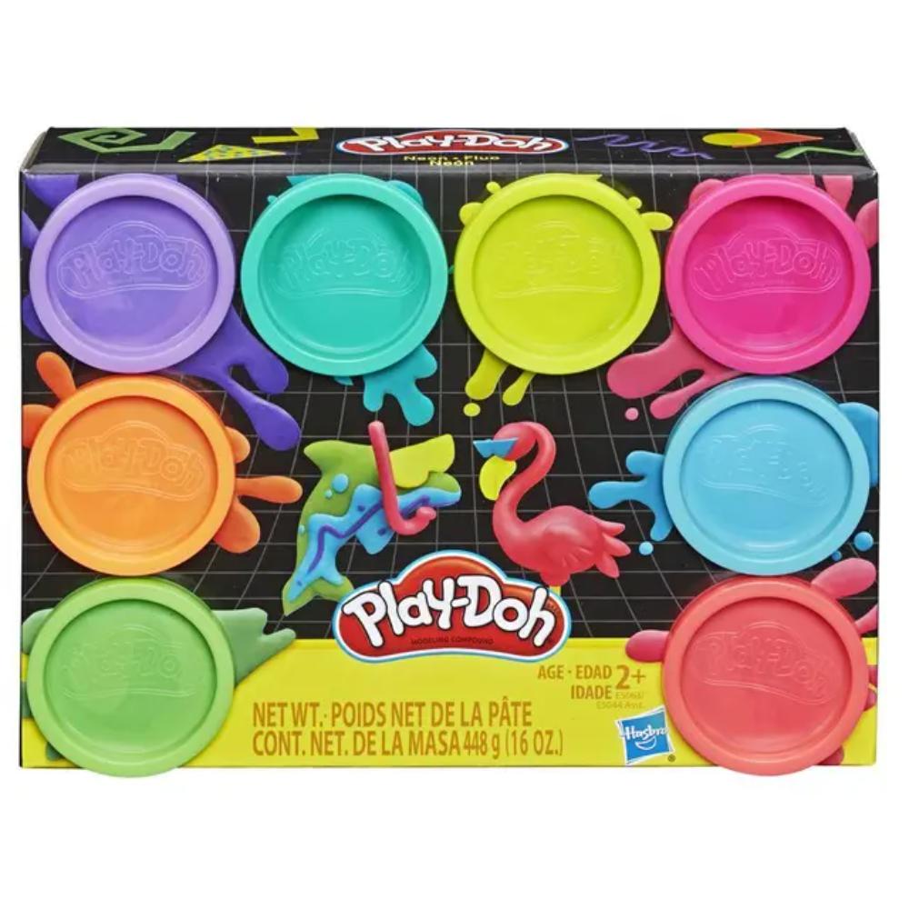 Play Doh 8-Pack Neon Compound