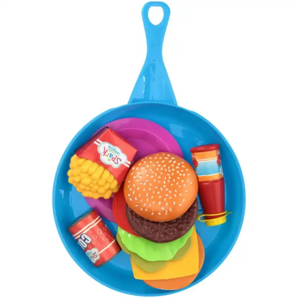 PLAYFOOD SET COOKING PAN – 5 ASTD STYLES