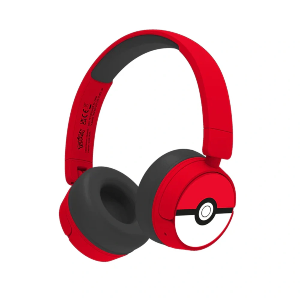 Pokemon Pokeball red Headphones