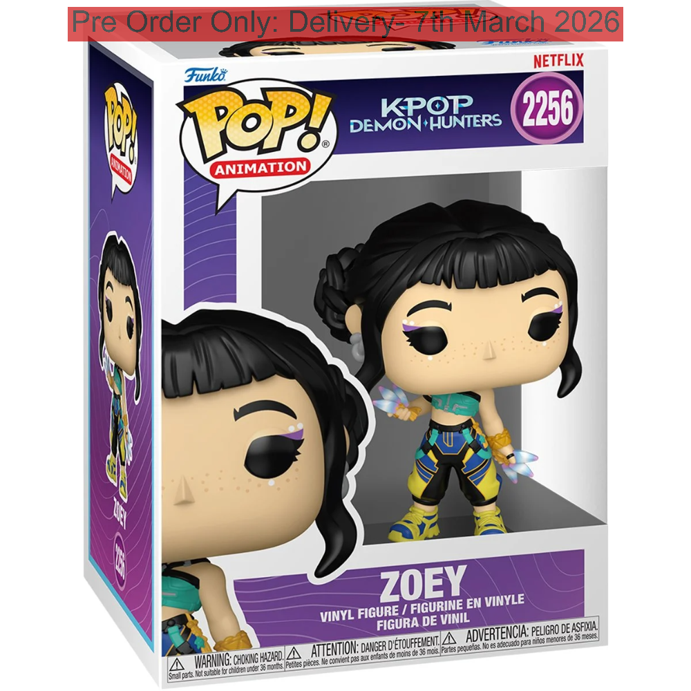Pop! Animation: KPOP Demon Hunters – Zoey (Pre Order Only)