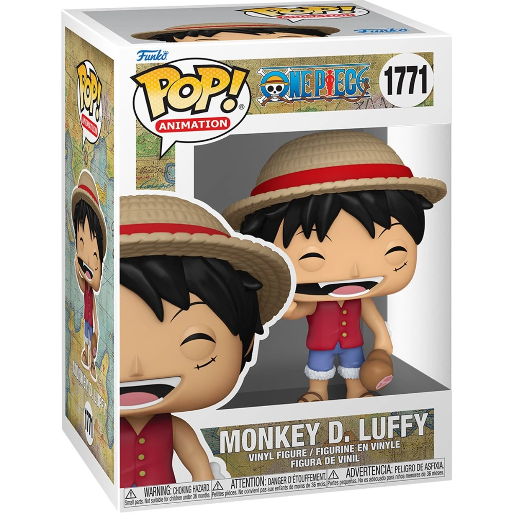 Pop! Animation: One Piece – Luffy (Refresh), Collectable Vinyl Figure – Gift Idea – Official Merchandise – Toys for Kids & Adults – Movies Fans – Model Figure for Collectors and Display