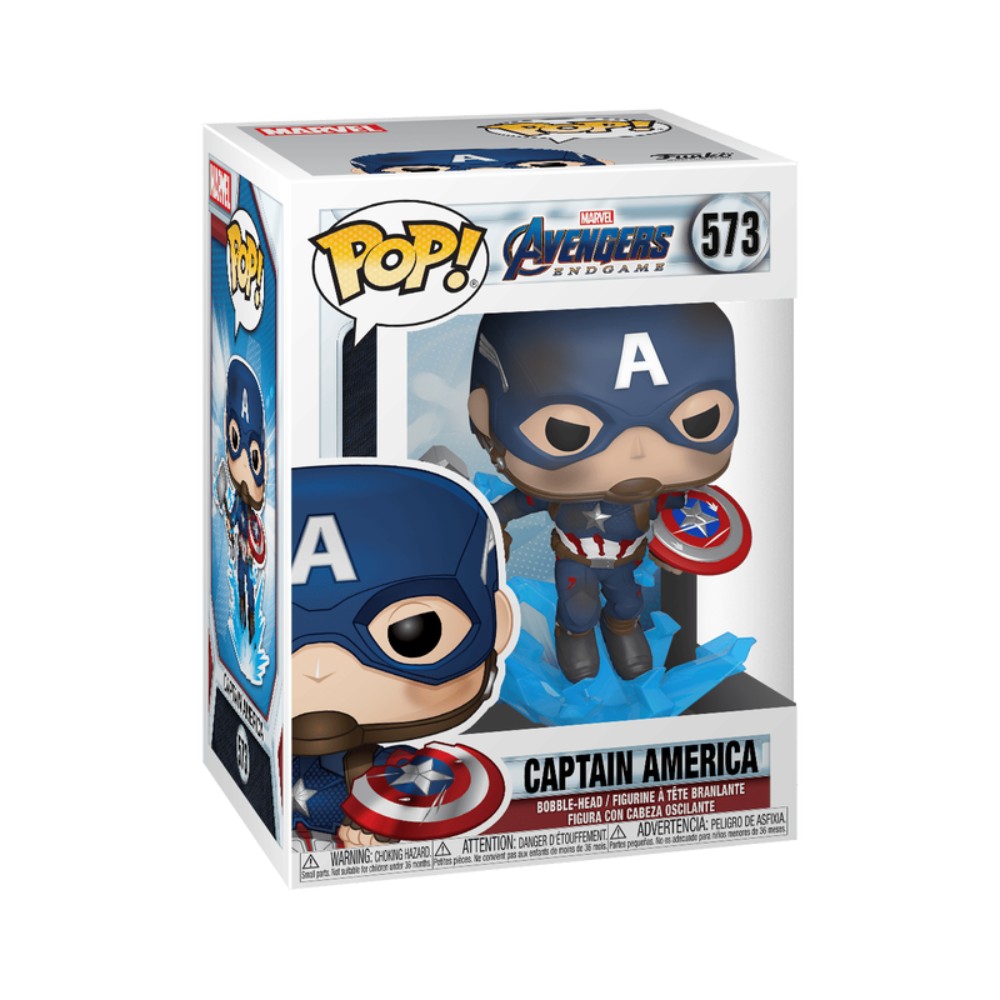 POP: MARVEL – Avengers Endgame Captain America with Broken Shield