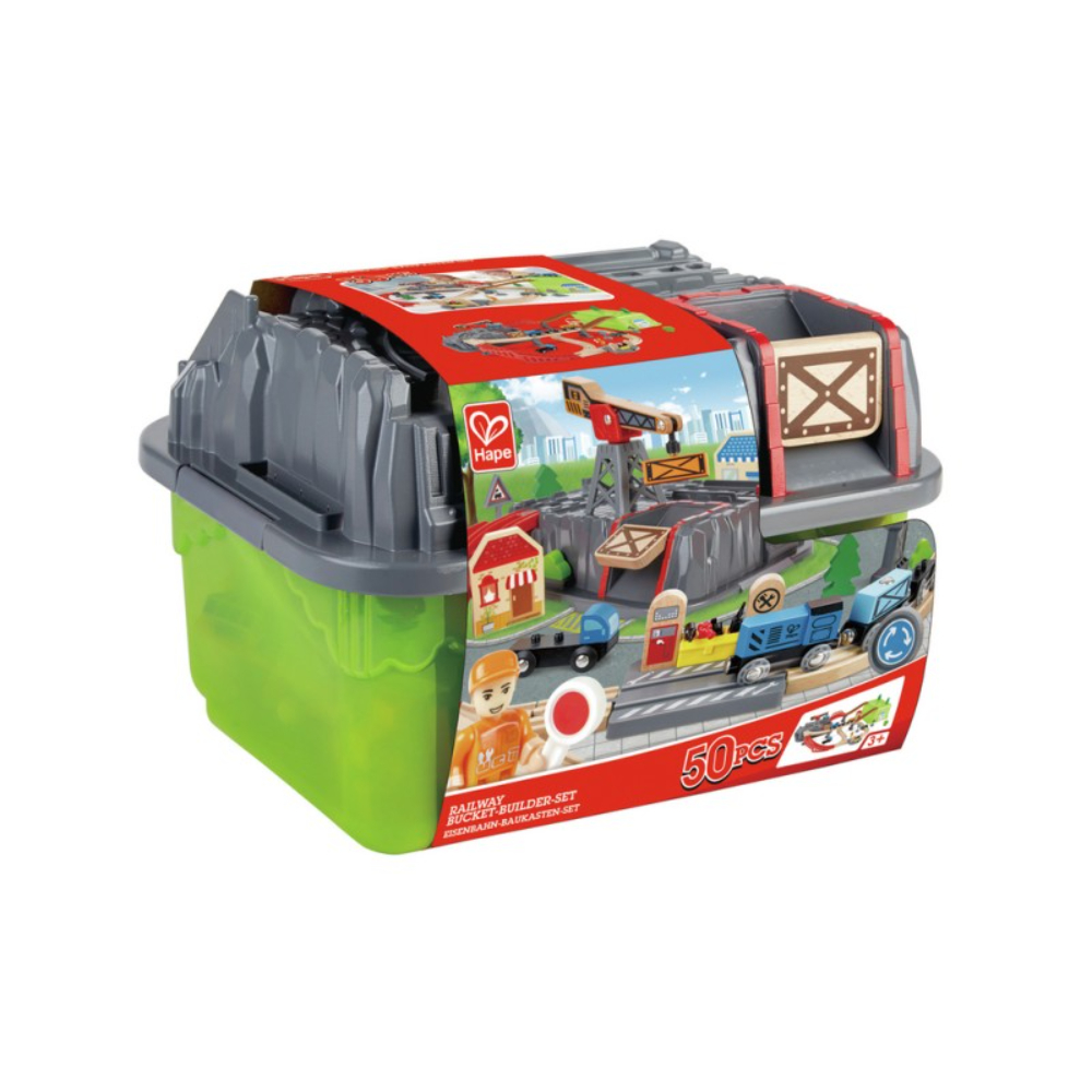 HAPE RAILWAY BUCKET-BUILDER-SET
